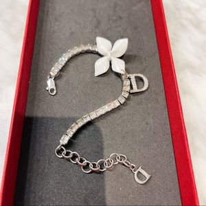 Dior White Flower Bracelet